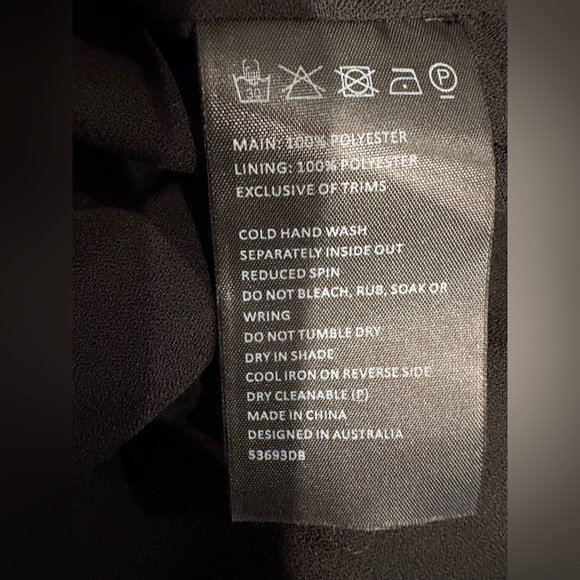 Bardot black ad white Leopard Print Wrap Dress size 6 - Picture 14 of 14